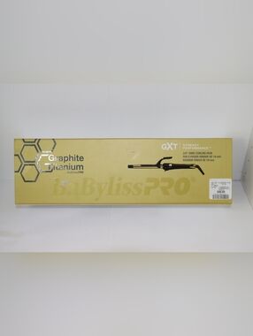 BaBylissPRO GXT Graphite Titanium Curling Iron - Gold